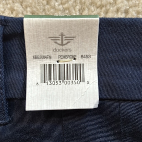 NWT Dockers Womens Ideal Fit Shorts Sz 6 Dark Navy Blue - Picture 5 of 13